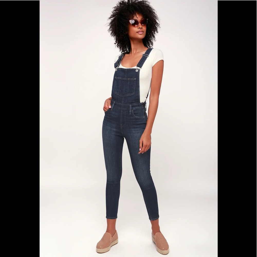 Levi’s high-waisted overalls